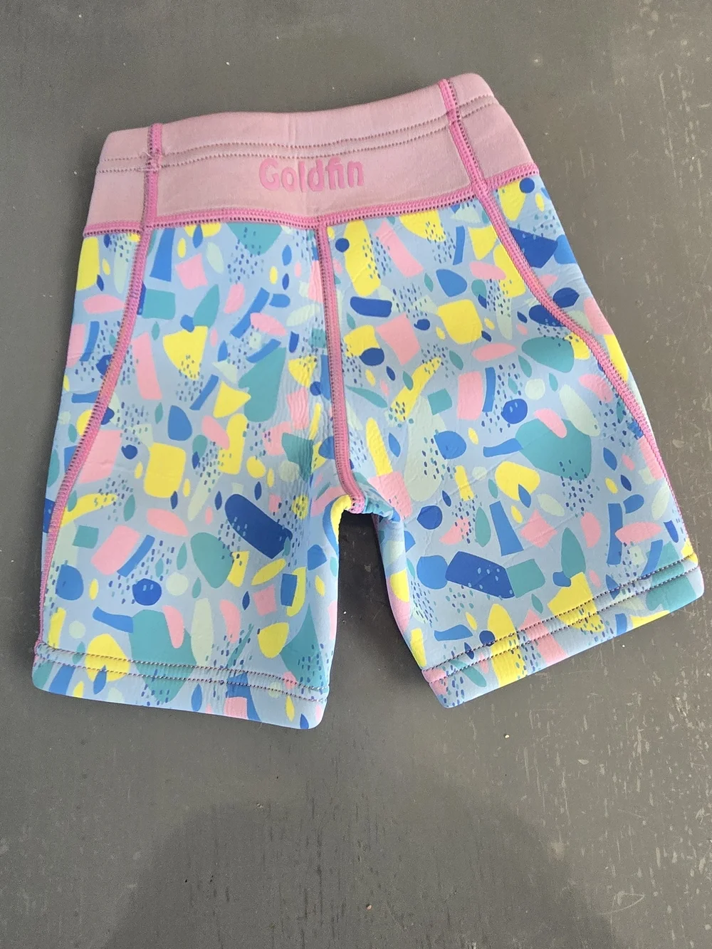 Goldfin Wetsuit Shorts Kids Size 4-6t